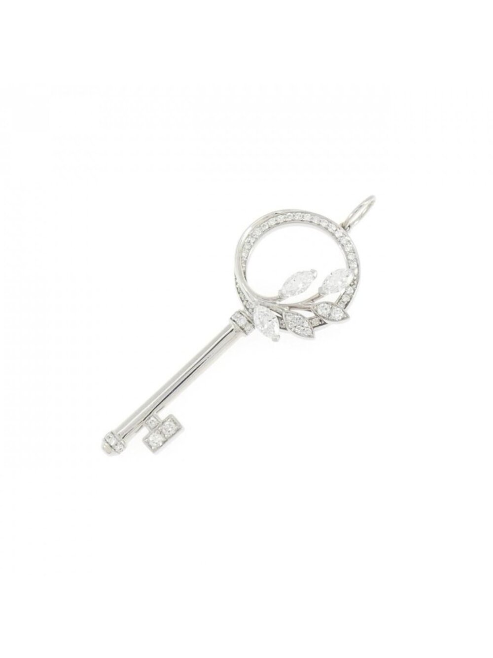 Tiffany & Co Victoria Vine Circle Key Pendant